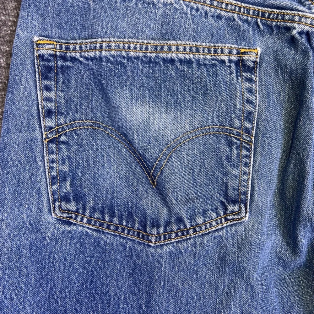 VTG 00s Levis 501-0115 Jeans Mens‎ 38x30 Blue Straight Classic Casual Button Fly